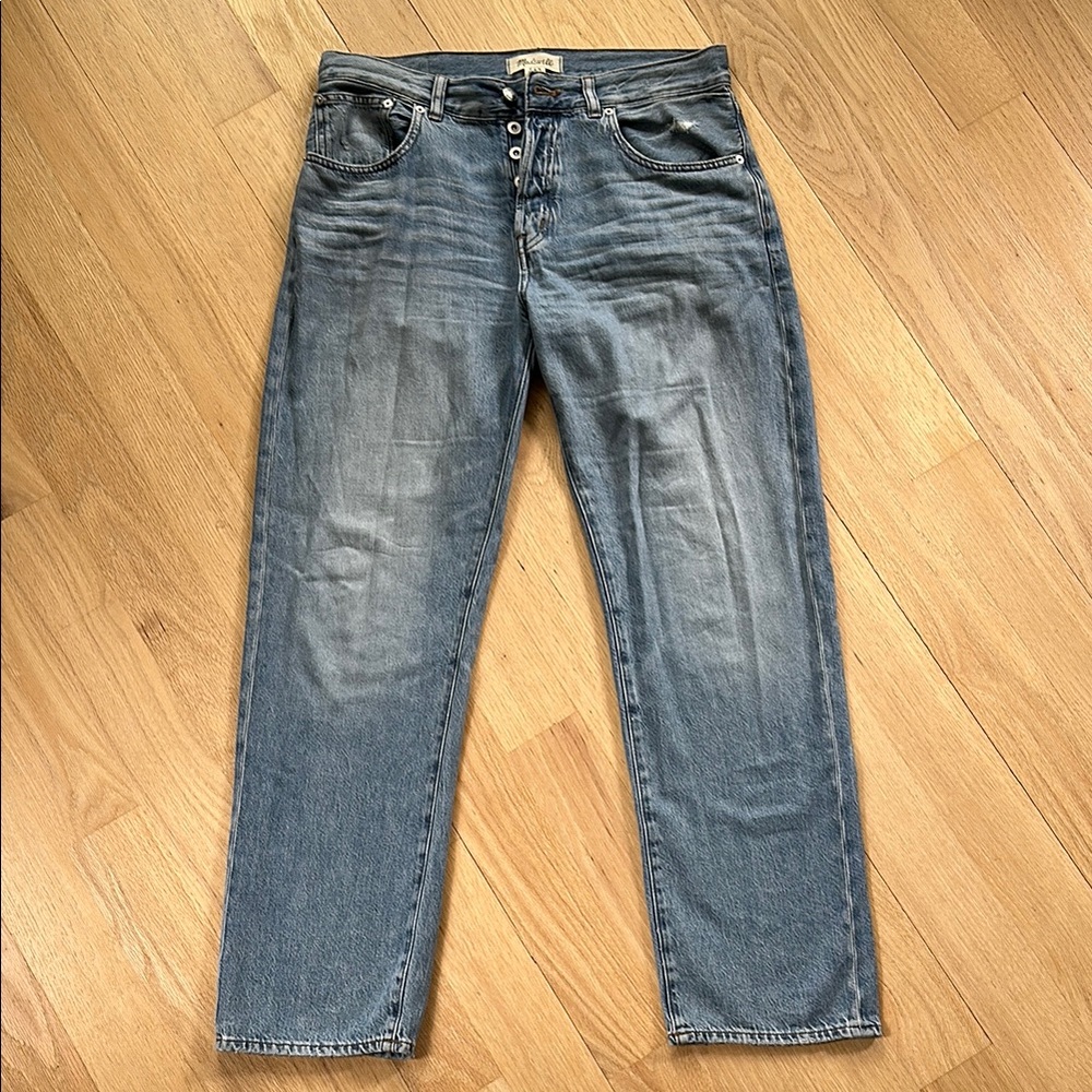 Madewell The Dean Easy Straight Jean